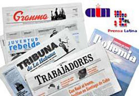Prensa oficial cubana