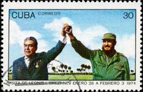 Sello postal cubano