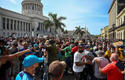 Miles de cubanos protestan contra el gobierno en La Habana, Cuba, el 11 de julio del 2021