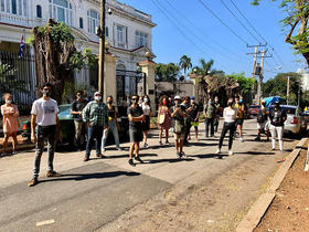 Sede del Ministerio de Cultura, La Habana 27 de enero de 2021