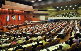 Período de sesiones de la Asamblea Nacional del Poder Popular (parlamento cubano) en esta foto de archivo