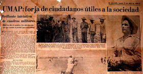 Uno de los poquísimos artículos aparecidos en la prensa oficial cubana de la época sobre las Unidades Militares de Ayuda a la Producción (Umap)