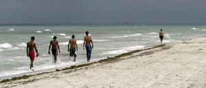 Playa de Varadero, septiembre de 2008. (REUTERS)