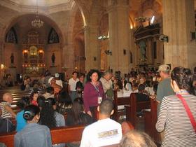 Feligreses en la iglesia La Caridad en Marzo de 2010. (Foto: Hablemos Press)