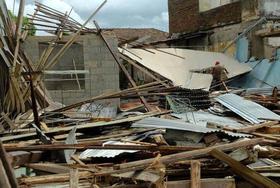 El paso del huracán Sandy dejó daños cuantiosos en viviendas, generación y transmisión de energía, comunicaciones y pequeñas industrias de alimentos