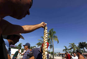 Un mercado en la localidad de Sagua La Grande, Villa Clara, el 7 de junio de 2009. (REUTERS)