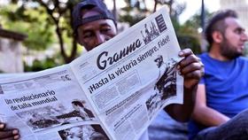 Diario Granma con la noticia del fallecimiento de Fidel Castro
