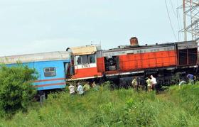 Choque de trenes en La Habana