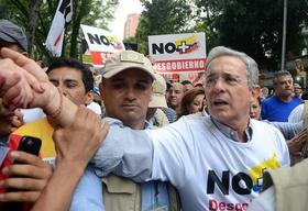 El expresidente de Colombia Álvaro Uribe