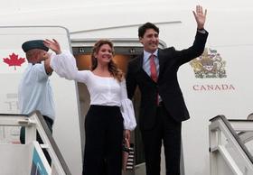 Justin Trudeau y su esposa en Cuba. Justin Trudeau y su esposa en Cuba