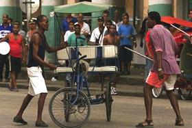 Violencia callejera en Cuba