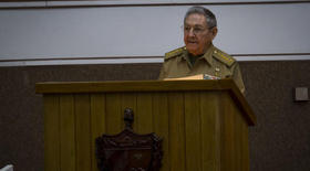 Raúl Castro en la Asamblea Nacional del Poder Popular. Raúl Castro en la Asamblea Nacional del Poder Popular