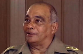 El general cubano Rubén Martínez Puente, que falleció recientemente en la Isla