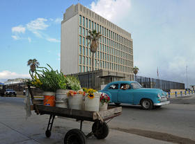 La Embajada de EEUU en La Habana en esta foto de archivo
