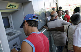 Cajero automático en Cuba