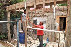 Construcción de una vivienda particular en La Habana. Construcción de una vivienda particular en La Habana