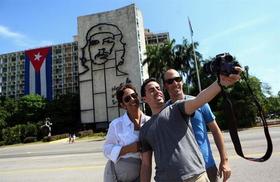 Turistas en Cuba. Turistas en Cuba