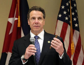 El gobernador de Nueva York, Andrew Cuomo, el lunes 20 de abril de 2015, en La Habana