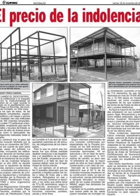 Página del diario Granma. Página del diario Granma