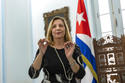 La viceministra de Relaciones Exteriores de Cuba Josefina Vidal