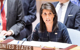 Nikki Haley, embajadora de Estados Unidos en Naciones Unidas, en esta foto de archivo