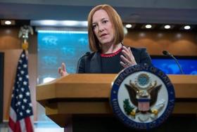 Jen Psaki, portavoz del Departamento de Estado de EEUU, en una foto el 10 de marzo de 2014