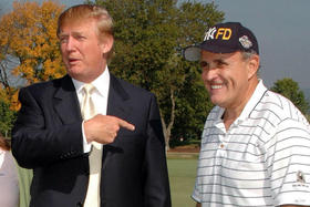 Rudy Giuliani y Donald Trump