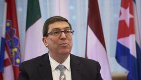 El canciller cubano Bruno Rodríguez Parrilla