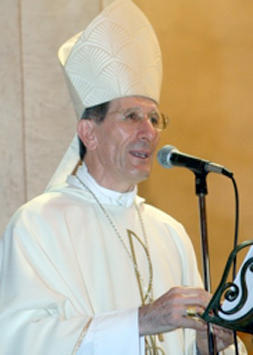 Luigi Bonazzi, nuncio del Vaticano, durante su misa de despedida en la Catedral de La Habana. (PALABRA NUEVA)