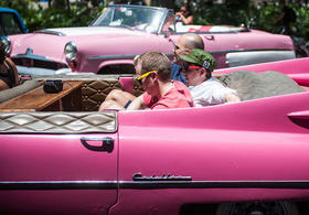 Turistas extranjeros en Cuba