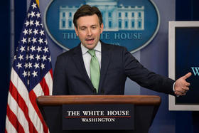Josh Earnest, portavoz de la Casa Blanca. Josh Earnest, portavoz de la Casa Blanca