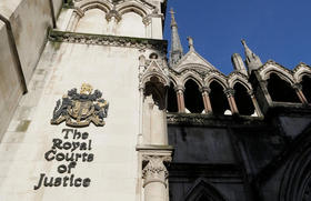 Una vista de los Tribunales Reales de Justicia, en Londres, el martes 19 de enero de 2021