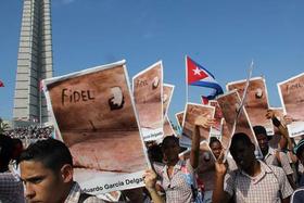 Marcha realizada tras el desfile militar