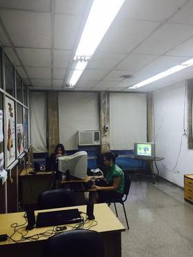 Sala de redacción de la edición Granma Digital, en una foto de Ernesto Londoño