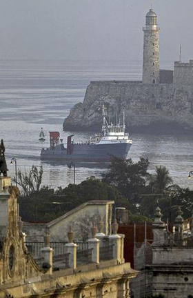 El buque “Ana Cecilia” llegó por primera vez a La Habana el 13 de julio de 2012