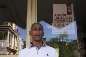 Hildebrando Chaviano en La Habana, el 7 de abril de 2015. Hildebrando Chaviano en La Habana, el 7 de abril de 2015