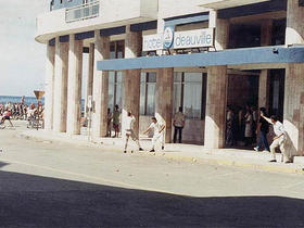 Escena del Maleconazo en Cuba (foto: Karel Poort/BBC Mundo)