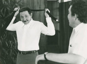 Raúl Castro y Gabriel García Márquez