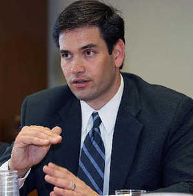 El senador Marco Rubio