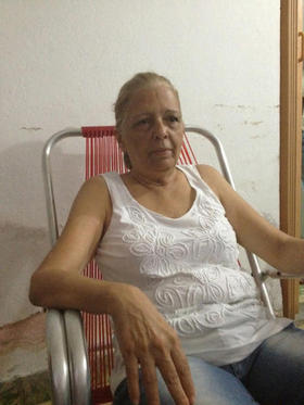 La opositora cubana minutos despues de terminar la huelga de hambre. Foto: Yoani Sánchez