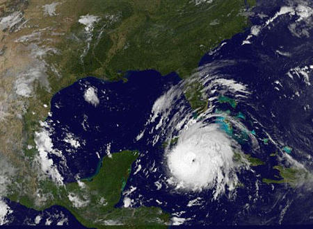 el huracán Gustav este sábado. (AP)