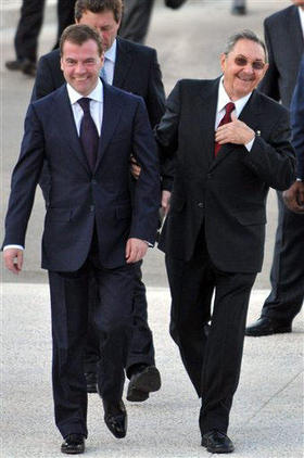 Medvedev y Castro, el 27 de noviembre en La Habana