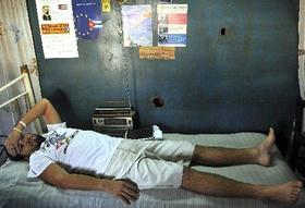 El disidente Franklin Pelegrino del Toro en su vivienda en el poblado de Cacocún, en la provincia de Holguín