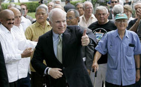 John McCain en Miami.