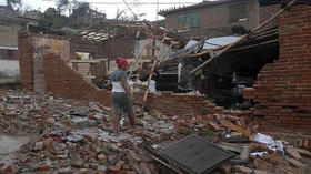 Vivienda derribada en Santiago de Cuba tras paso de Sandy. (Reuters)