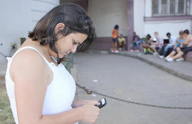 Elaine Díaz, directora de Periodismo de Barrio, en una imagen de archivo
