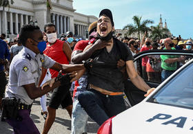 Protestas en Cuba