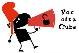 El logo de la campaña “Por otra Cuba´, creado por Garrincha