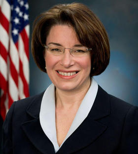 La legisladora demócrata Amy Klobuchar