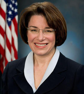 La legisladora demócrata Amy Klobuchar